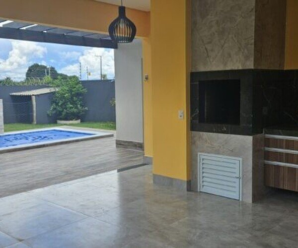 Casa Sofisticada com Suíte Master, Espaço Gourmet e Piscina Aquecida – Bairro Bom Clima, Chapada dos Guimarães