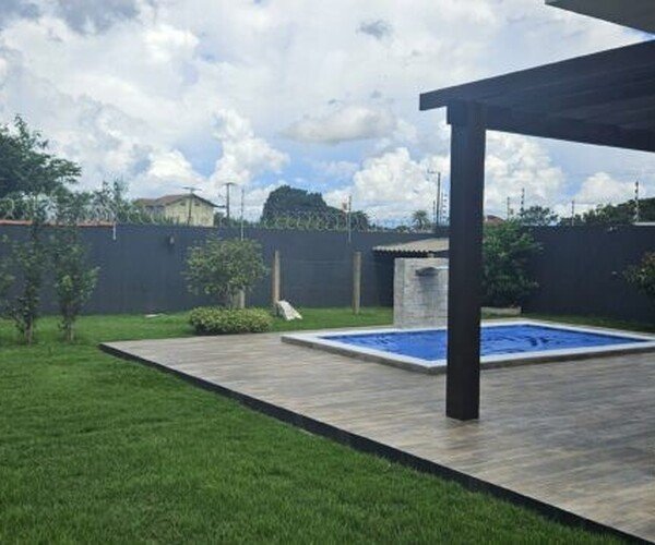 Casa Sofisticada com Suíte Master, Espaço Gourmet e Piscina Aquecida – Bairro Bom Clima, Chapada dos Guimarães